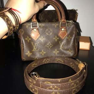 LOUIS VUITTON MONOGRAM HL SPEEDY MINI W/ STRAP